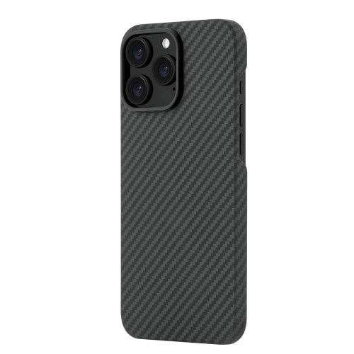 Чехол защитный uBear Supreme Case для iPhone 16 Pro Max, ультратонкий, материал Кевлар, MagSafe совместимый, черный