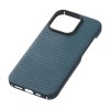 Чехол защитный uBear Supreme Case для iPhone 16 Pro Max, ультратонкий, материал Кевлар, MagSafe совместимый, синий