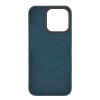 Чехол защитный uBear Supreme Case для iPhone 16 Pro Max, ультратонкий, материал Кевлар, MagSafe совместимый, синий