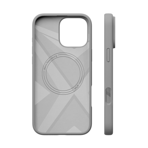 Чехол защитный "vlp" Aster Case с MagSafe для iPhone 16 Pro, серый
