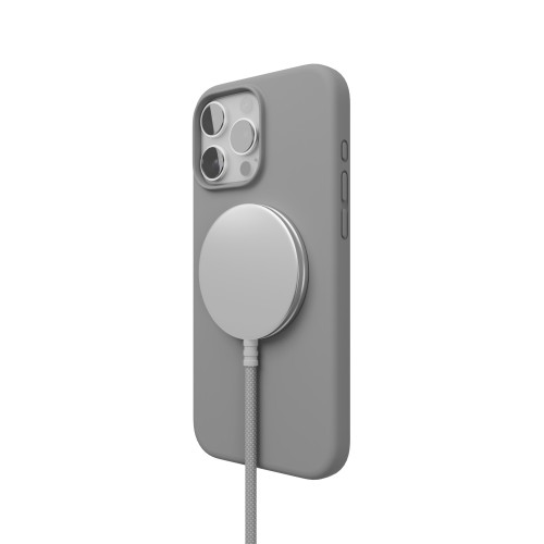 Чехол защитный "vlp" Aster Case с MagSafe для iPhone 16 Pro, серый