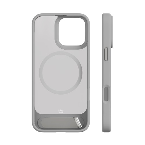Чехол защитный "vlp" Reels Case с MagSafe для iPhone 16 Pro, серый
