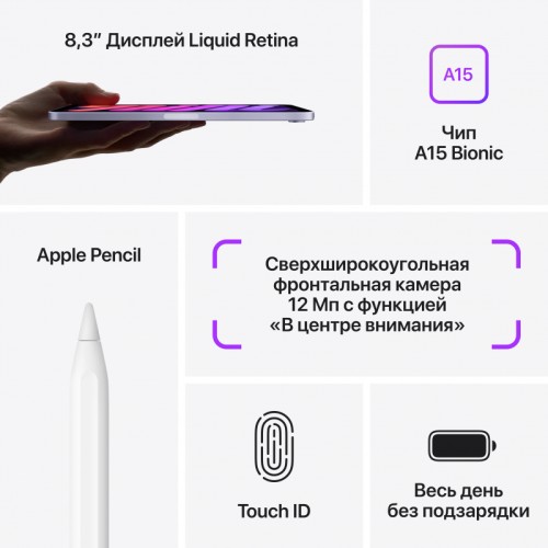 iPad mini (2021) Wi-Fi 64 ГБ, Розовый