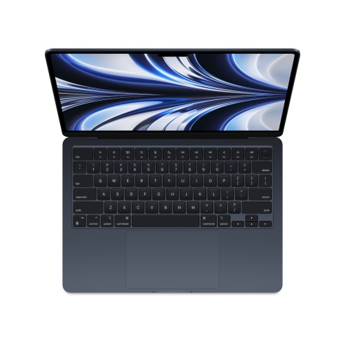 Apple MacBook Air 13" (M2, 8C / 8C, 2022), 8 ГБ, 256 ГБ SSD, Полуночный черный