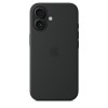 Чехол Apple для iPhone 16 Silicone with MagSafe, черный