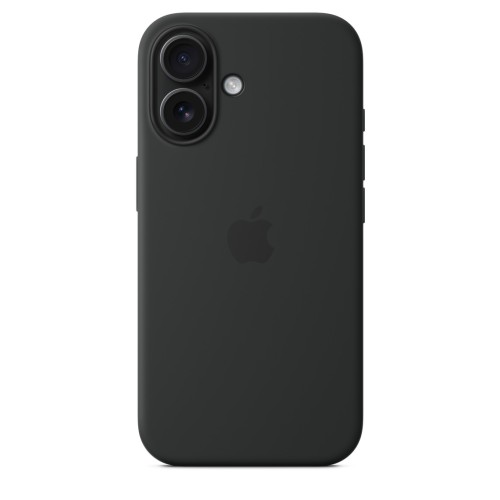 Чехол Apple для iPhone 16 Silicone with MagSafe, черный
