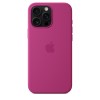 Чехол Apple для iPhone 16 Pro Max Silicone with MagSafe, фуксия