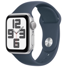 Apple Watch SE 2023, 40 мм, корпус из алюминия цвета «Серебристый», спортивный ремешок, размер M/L