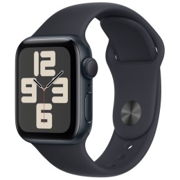 Apple Watch SE 2023, 40 мм, корпус из алюминия цвета «Тёмная ночь», спортивный ремешок, размер M/L