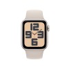 Apple Watch SE 2023, 40 мм, корпус из алюминия цвета «Сияющая звезда», спортивный ремешок, размер M/L