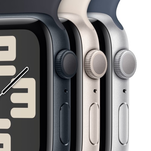 Apple Watch SE 2023, 40 мм, корпус из алюминия цвета «Сияющая звезда», спортивный ремешок, размер M/L