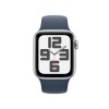 Apple Watch SE 2023, 44 мм, корпус из алюминия цвета «Серебристый», спортивный ремешок, размер M/L