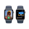 Apple Watch SE 2023, 44 мм, корпус из алюминия цвета «Серебристый», спортивный ремешок, размер M/L