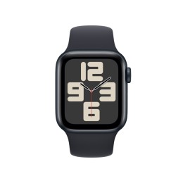 Apple Watch SE 2023, 44 мм, корпус из алюминия цвета «Тёмная ночь», спортивный ремешок, размер M/L