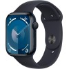 Apple Watch Series 9, 41 мм, корпус из алюминия цвета «Тёмная ночь», спортивный ремешок, размер M/L