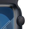 Apple Watch Series 9, 41 мм, корпус из алюминия цвета «Тёмная ночь», спортивный ремешок, размер M/L