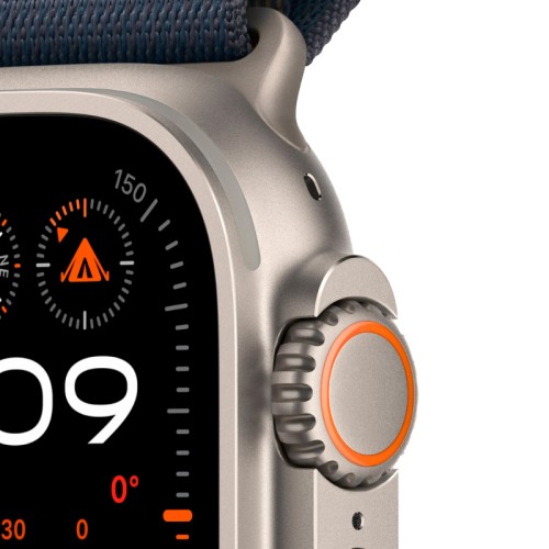 Apple Watch Ultra 2 GPS + Cellular, 49 мм, корпус из титана, ремешок Alpine, цвет синий, S