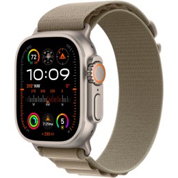 Apple Watch Ultra 2 GPS + Cellular, 49 мм, корпус из титана, ремешок Alpine цвет оливковый, L