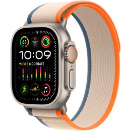 Apple Watch Ultra 2 GPS + Cellular, 49 мм, корпус из титана, ремешок Trail цвет Оранжево/бежевый, S/M