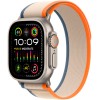 Apple Watch Ultra 2 GPS + Cellular, 49 мм, корпус из титана, ремешок Trail цвет Оранжево/бежевый, M/L