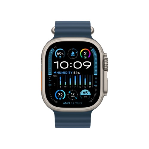 Apple Watch Ultra 2 GPS + Cellular, 49 мм, корпус из титана, ремешок Ocean цвет Синий