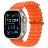 Apple Watch Ultra 2 GPS + Cellular, 49 мм, корпус из титана, ремешок Ocean цвет Оранжевый