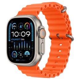 Apple Watch Ultra 2 GPS + Cellular, 49 мм, корпус из титана, ремешок Ocean цвет Оранжевый