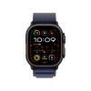 Apple Watch Ultra 2 GPS + Cellular, 49 мм, корпус из черного титана, ремешок Alpine темно-синего цвета, размер L