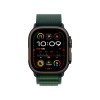 Apple Watch Ultra 2 GPS + Cellular, 49 мм, корпус из черного титана, ремешок Alpine зеленого цвета, размер S