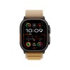 Apple Watch Ultra 2 GPS + Cellular, 49 мм, корпус из черного титана, ремешок Alpine цвета «загар», размер L