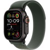 Apple Watch Ultra 2 GPS + Cellular, 49 мм, корпус из черного титана, ремешок Trail зеленого цвета, размер M/L