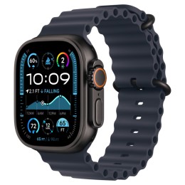 Apple Watch Ultra 2 GPS + Cellular, 49 мм, корпус из черного титана, ремешок Ocean темно-синего цвета