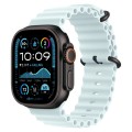 Apple Watch Ultra 2 GPS + Cellular, 49 мм, корпус из черного титана, ремешок Ocean цвета «‎ледяной синий»