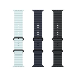 Apple Watch Ultra 2 GPS + Cellular, 49 мм, корпус из черного титана, ремешок Ocean цвета «ледяной синий»
