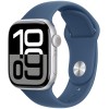 Apple Watch Series 10, 42 мм, корпус из алюминия цвета серебристый, спортивный ремешок, размер M/L