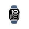 Apple Watch Series 10, 42 мм, корпус из алюминия цвета серебристый, спортивный ремешок, размер M/L