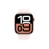 Apple Watch Series 10, 42 мм, корпус из алюминия цвета «розовое золото», спортивный ремешок, размер M/L