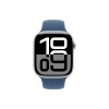 Apple Watch Series 10, 46 мм, корпус из алюминия цвета серебристый, спортивный ремешок, размер M/L