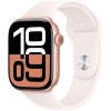 Apple Watch Series 10, 46 мм, корпус из алюминия цвета «розовое золото», спортивный ремешок, размер M/L
