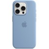 Чехол Apple MagSafe для iPhone 15 Pro, силикон, «Морозный голубой»