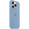 Чехол Apple MagSafe для iPhone 15 Pro, силикон, «Морозный голубой»