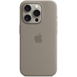 Чехол Apple MagSafe для iPhone 15 Pro, силикон, Платиново-серый