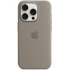 Чехол Apple MagSafe для iPhone 15 Pro, силикон, Платиново-серый