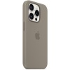 Чехол Apple MagSafe для iPhone 15 Pro, силикон, Платиново-серый
