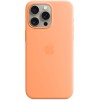 Чехол Apple MagSafe для iPhone 15 Pro Max, силикон, «Свежая папайя»