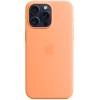 Чехол Apple MagSafe для iPhone 15 Pro Max, силикон, «Свежая папайя»