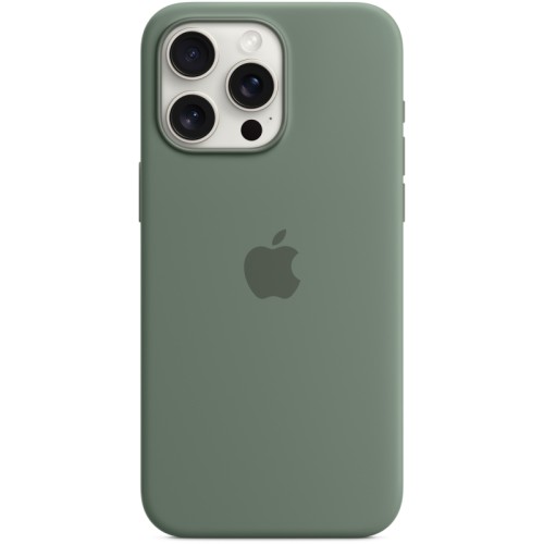 Чехол Apple MagSafe для iPhone 15 Pro Max, силикон, «Сосновый лес»