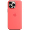 Чехол Apple MagSafe для iPhone 15 Pro Max, силикон, «Спелый нектарин»
