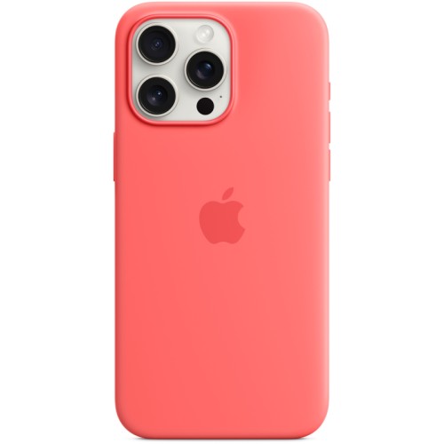 Чехол Apple MagSafe для iPhone 15 Pro Max, силикон, «Спелый нектарин»