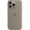 Чехол Apple MagSafe для iPhone 15 Pro Max, силикон, Платиново-серый
